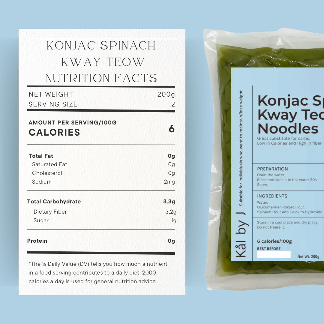 Konjac Spinach Kway Teow