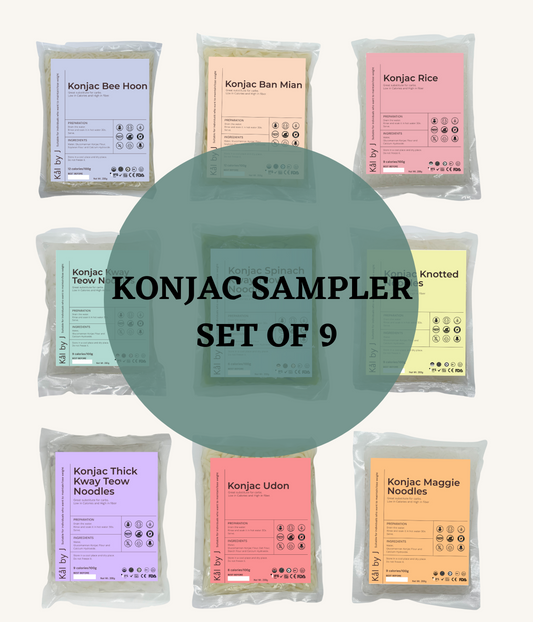 (+FREE KONJAC RICE CAKE) Konjac Sampler ALL-IN-1 Set of 9